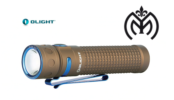 Linterna OLight Baton 3 Pro con haz blanco frío, bronceado desierto  (6975498001355)