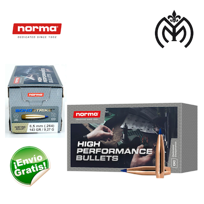 Puntas NORMA Bondstrike 6.5mm 143gr